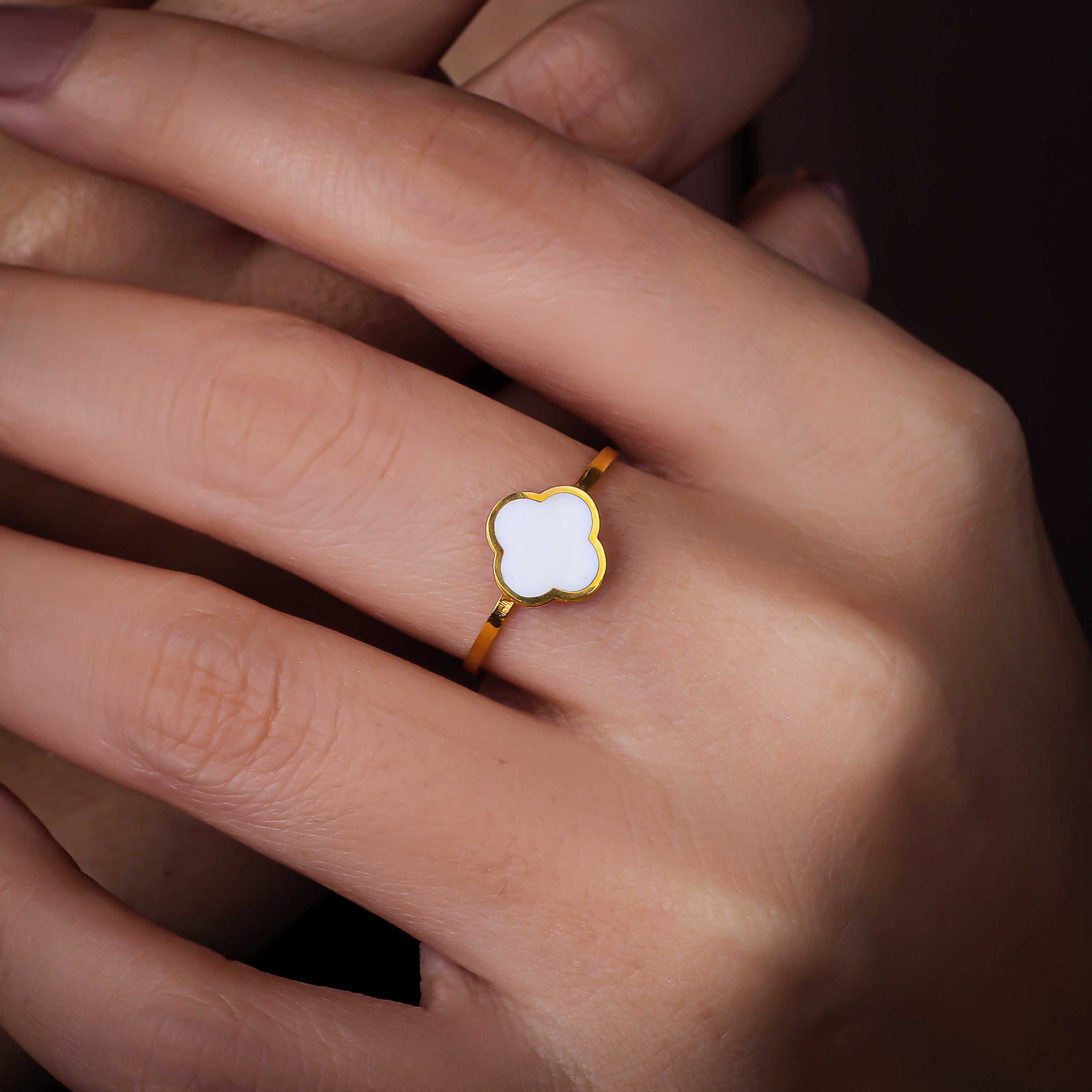 21-karat gold ring, Turkish made - (H-1279)